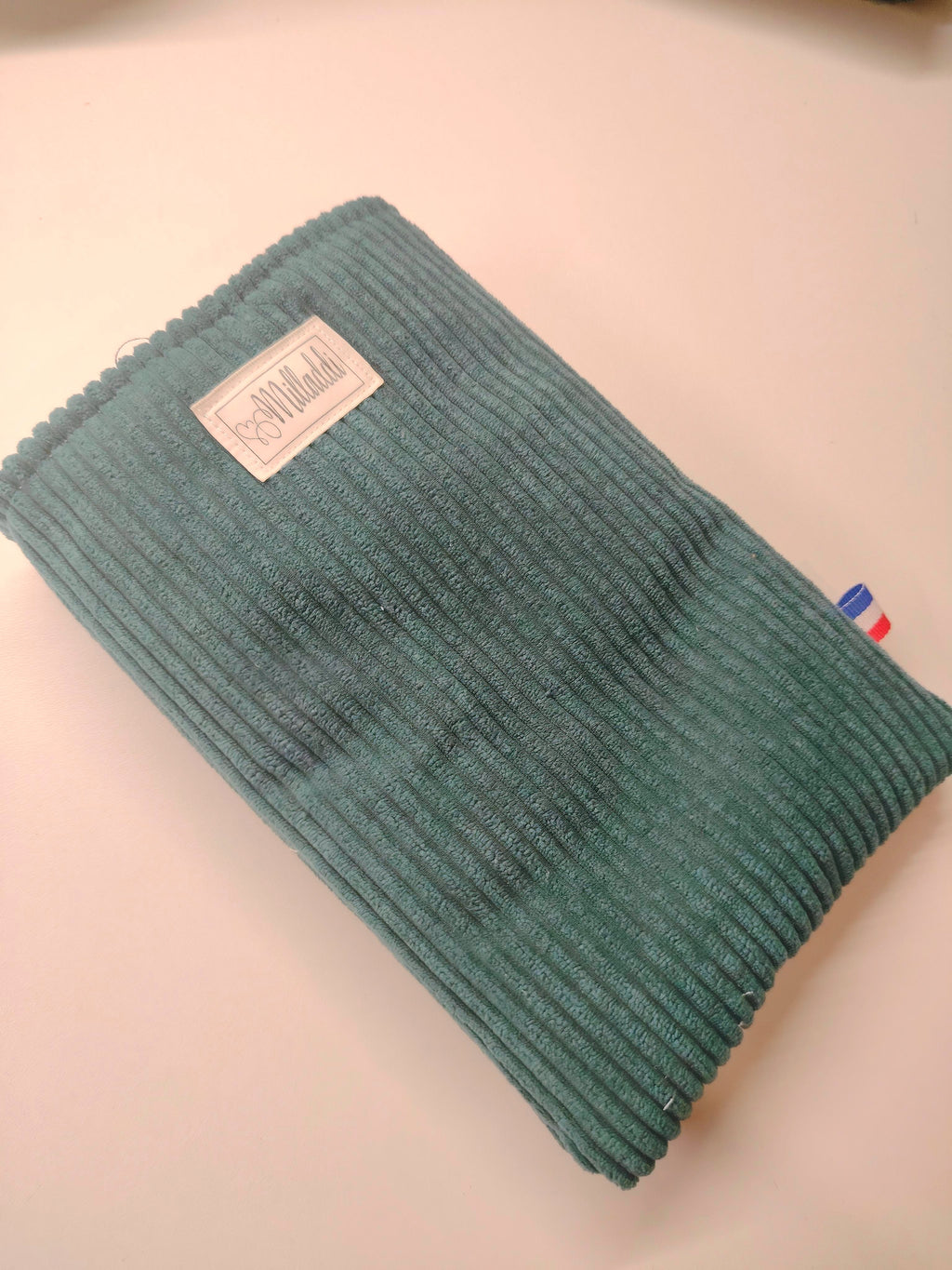 Protège livre de poche Bleu Canard