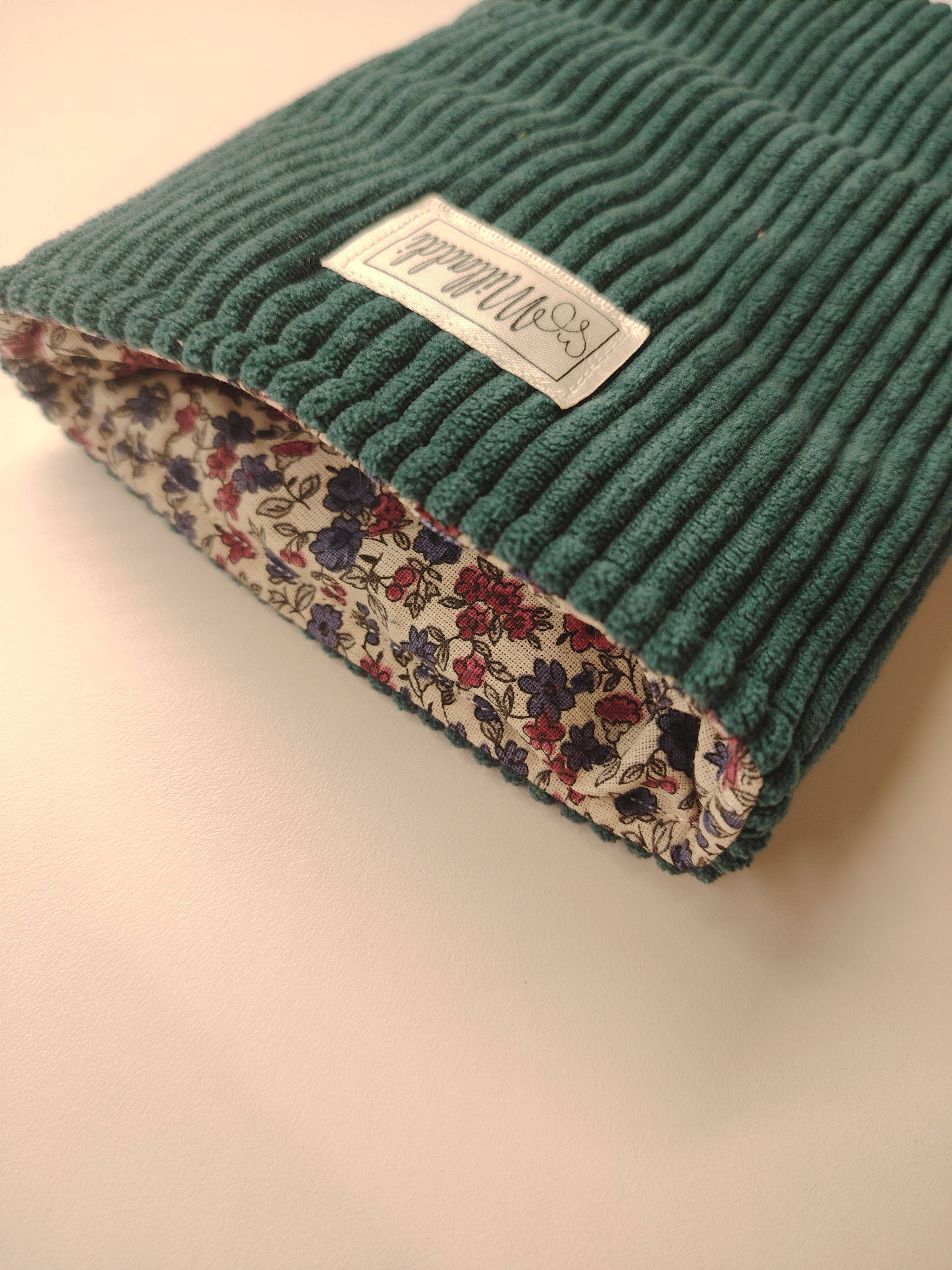 Protège livre de poche Bleu Canard