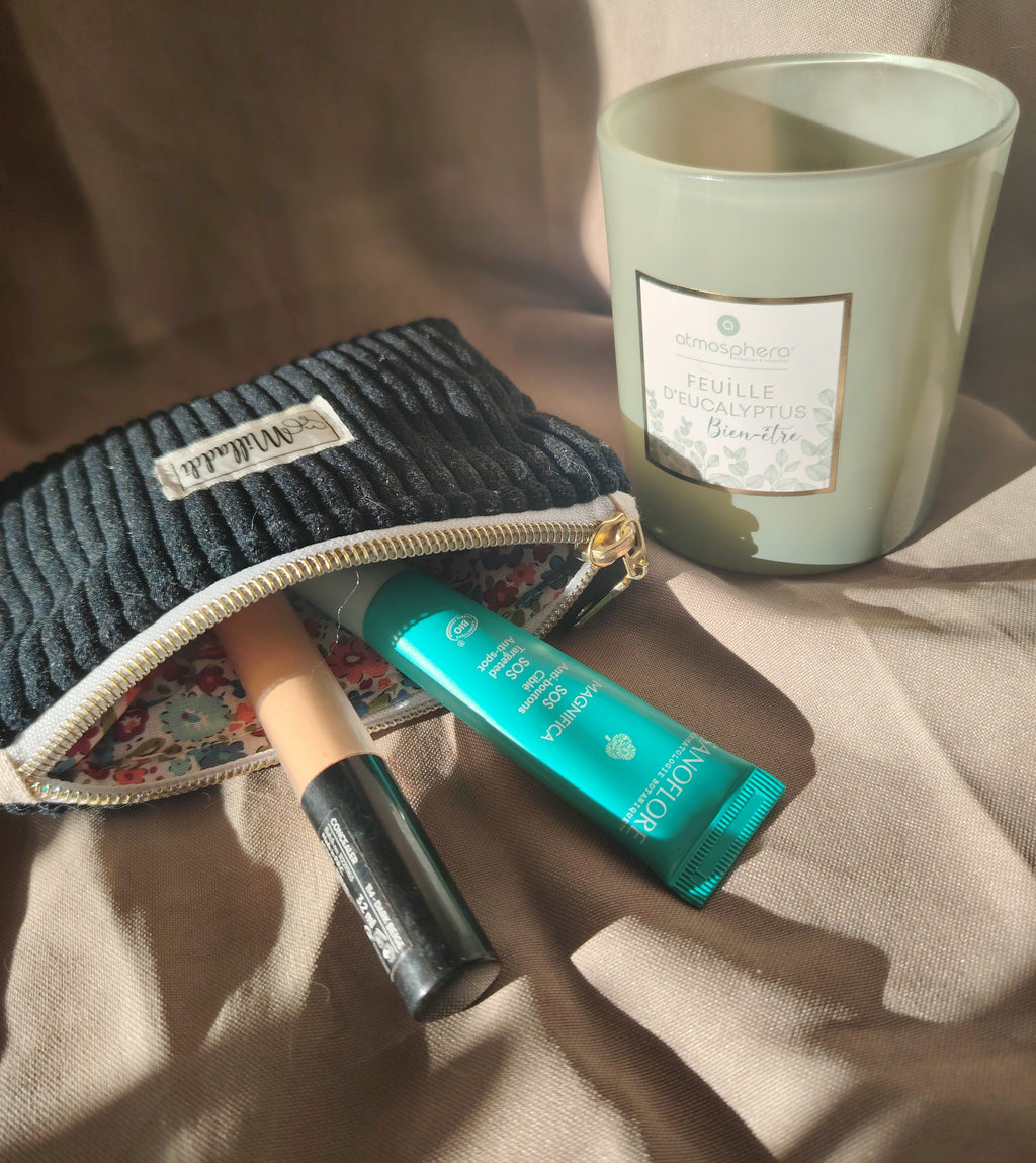 Porte monnaie BLACK FLOWER