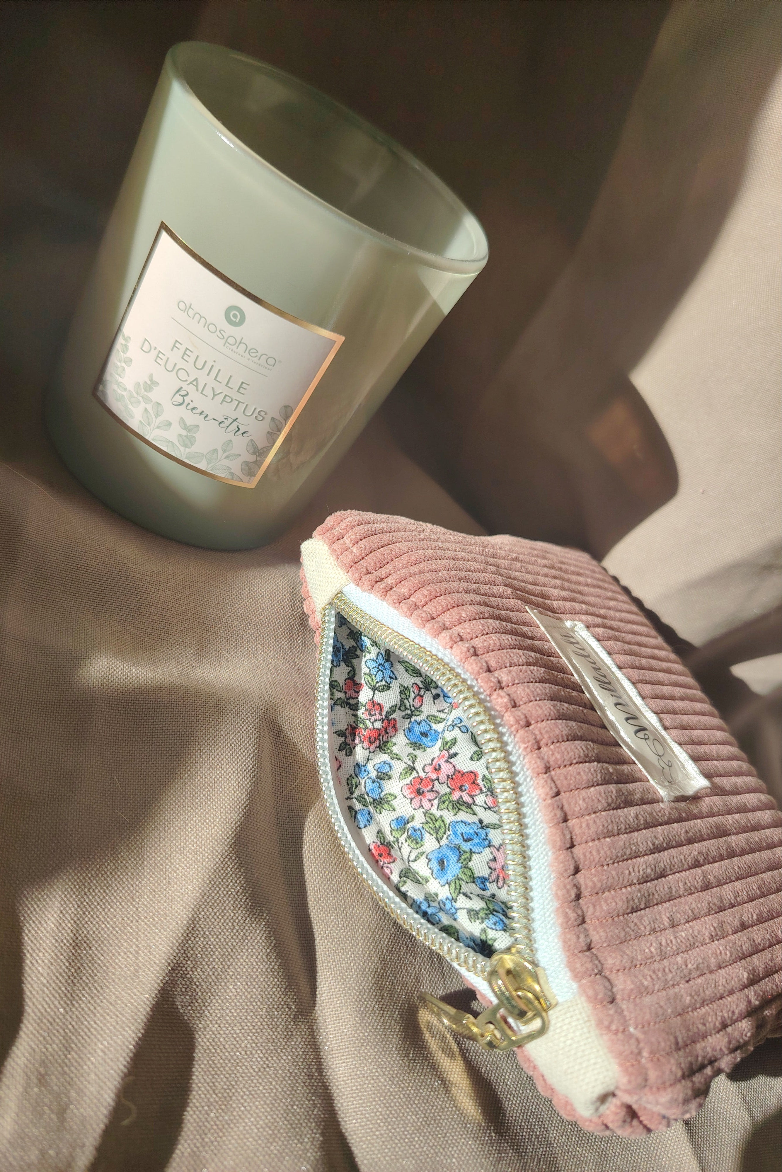 Porte Monnaie ROSE FLEURI