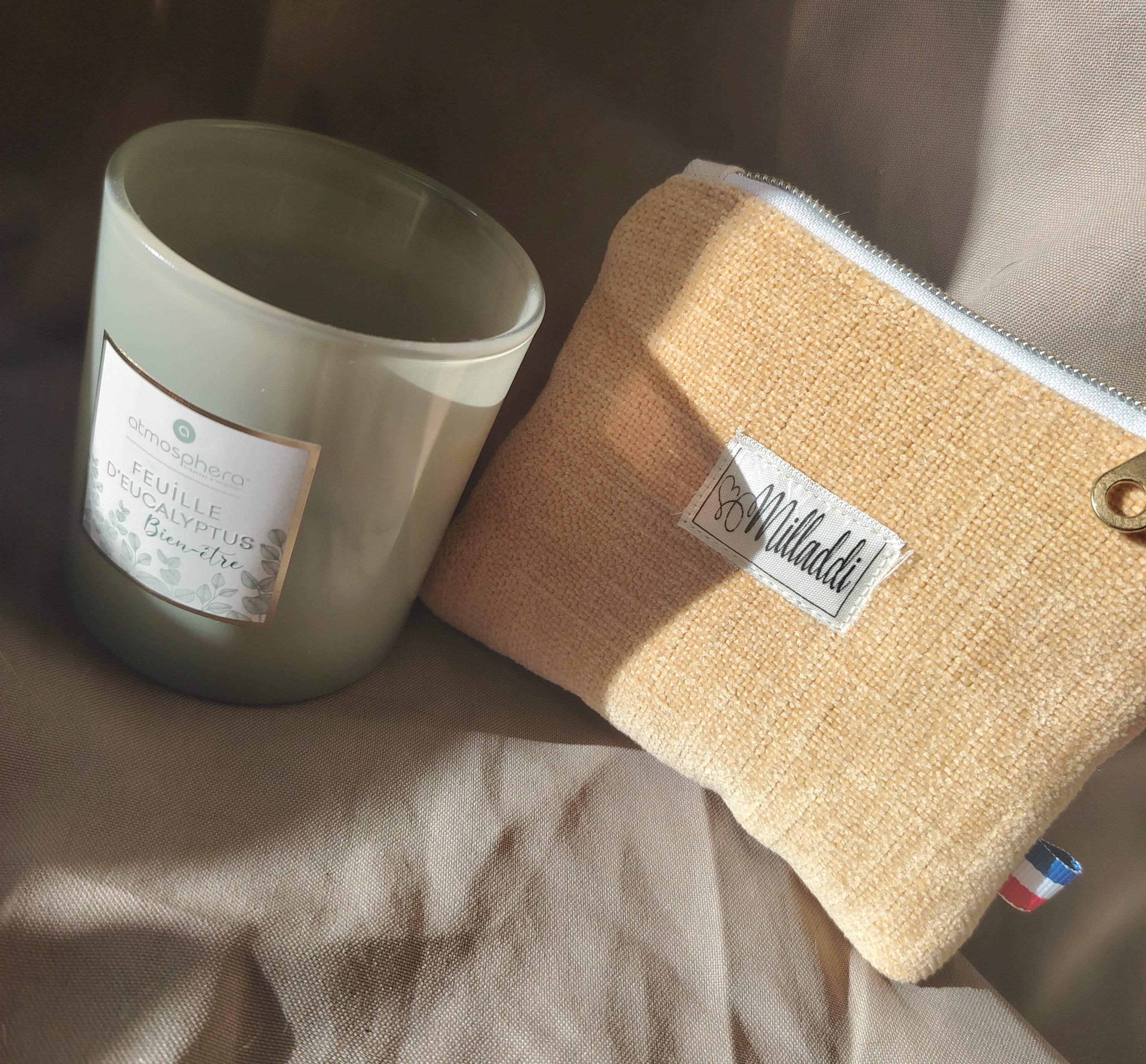 Porte monnaie VIEILLI JAUNE AUTOMNAL