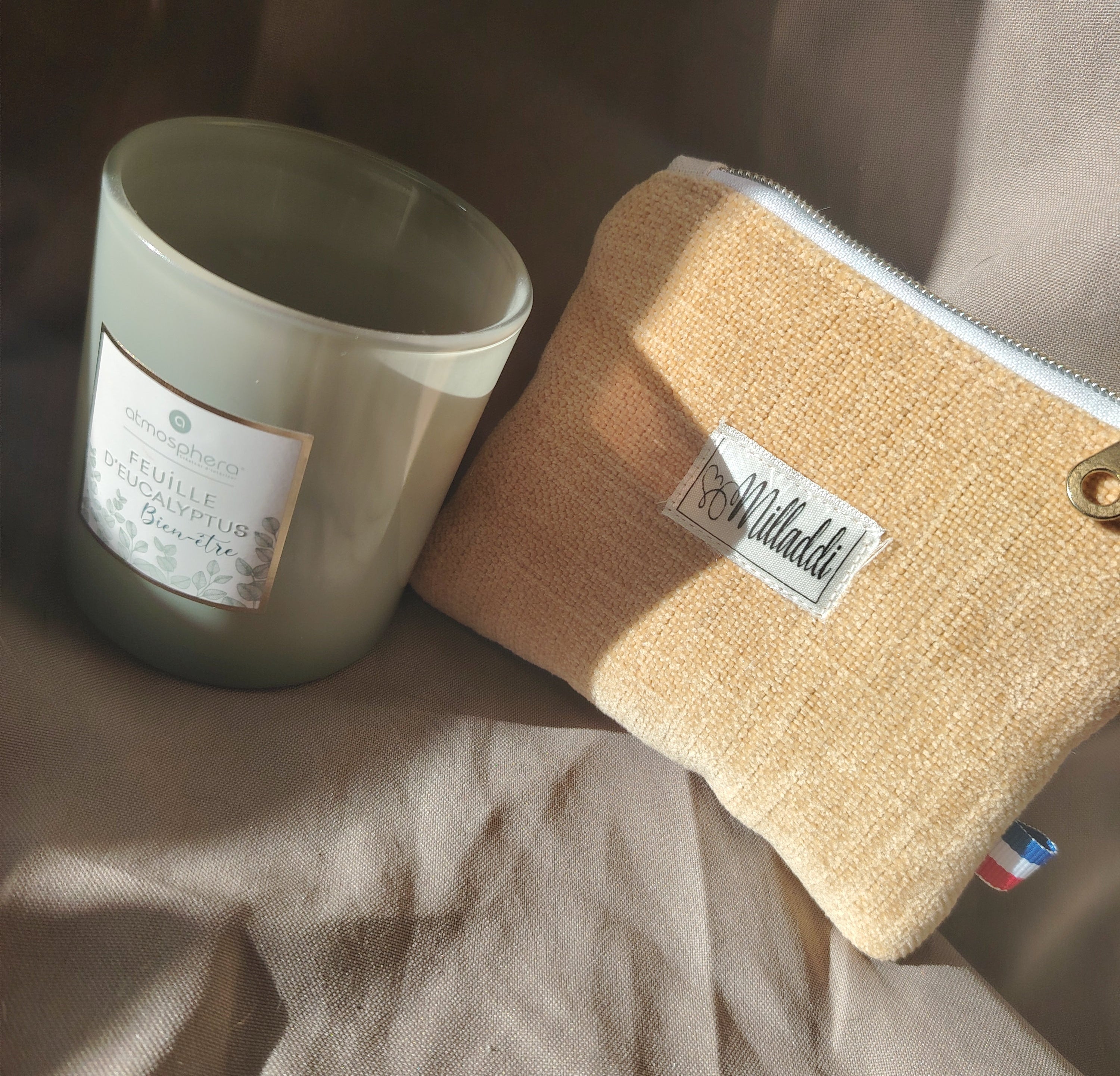 Porte monnaie Vieilli jaune ROSALIE