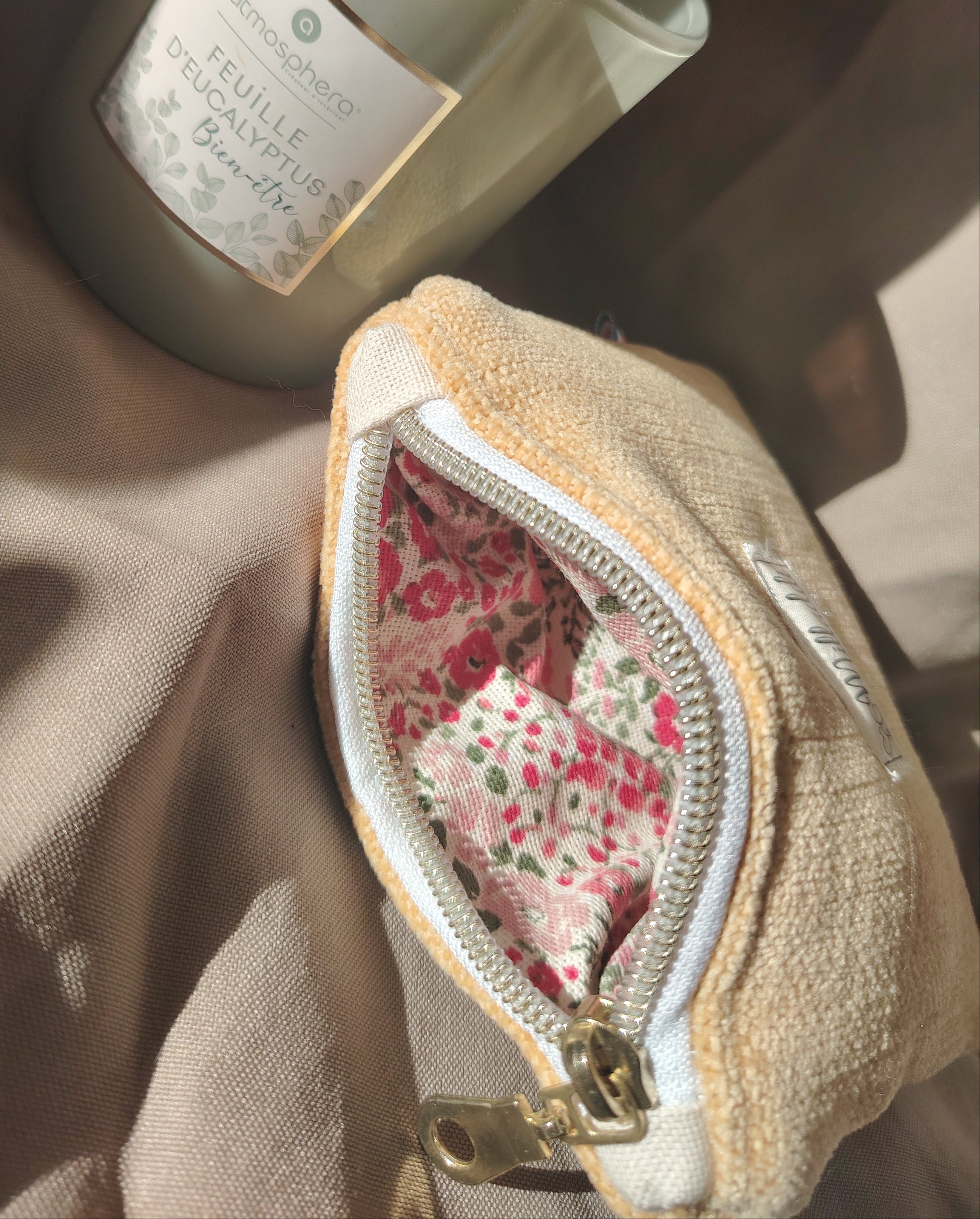 Porte monnaie Vieilli jaune ROSALIE