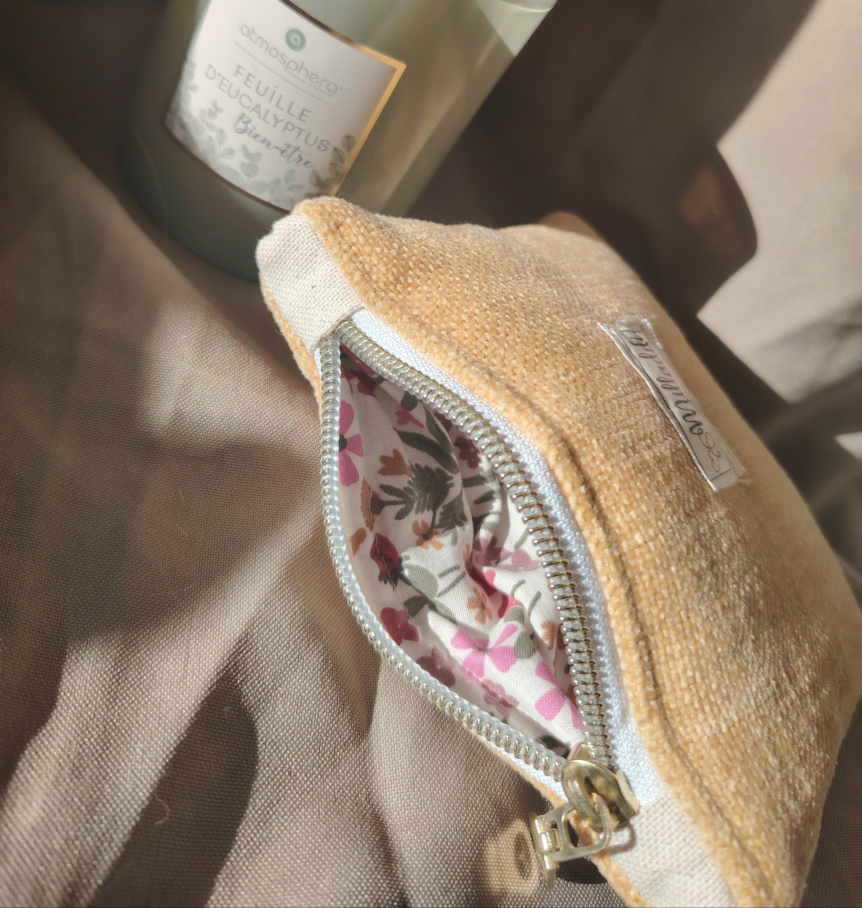 Porte monnaie VIEILLI JAUNE AUTOMNAL