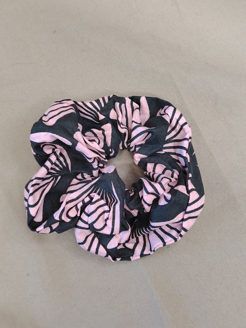 Chouchou en Coton Rose et Noir