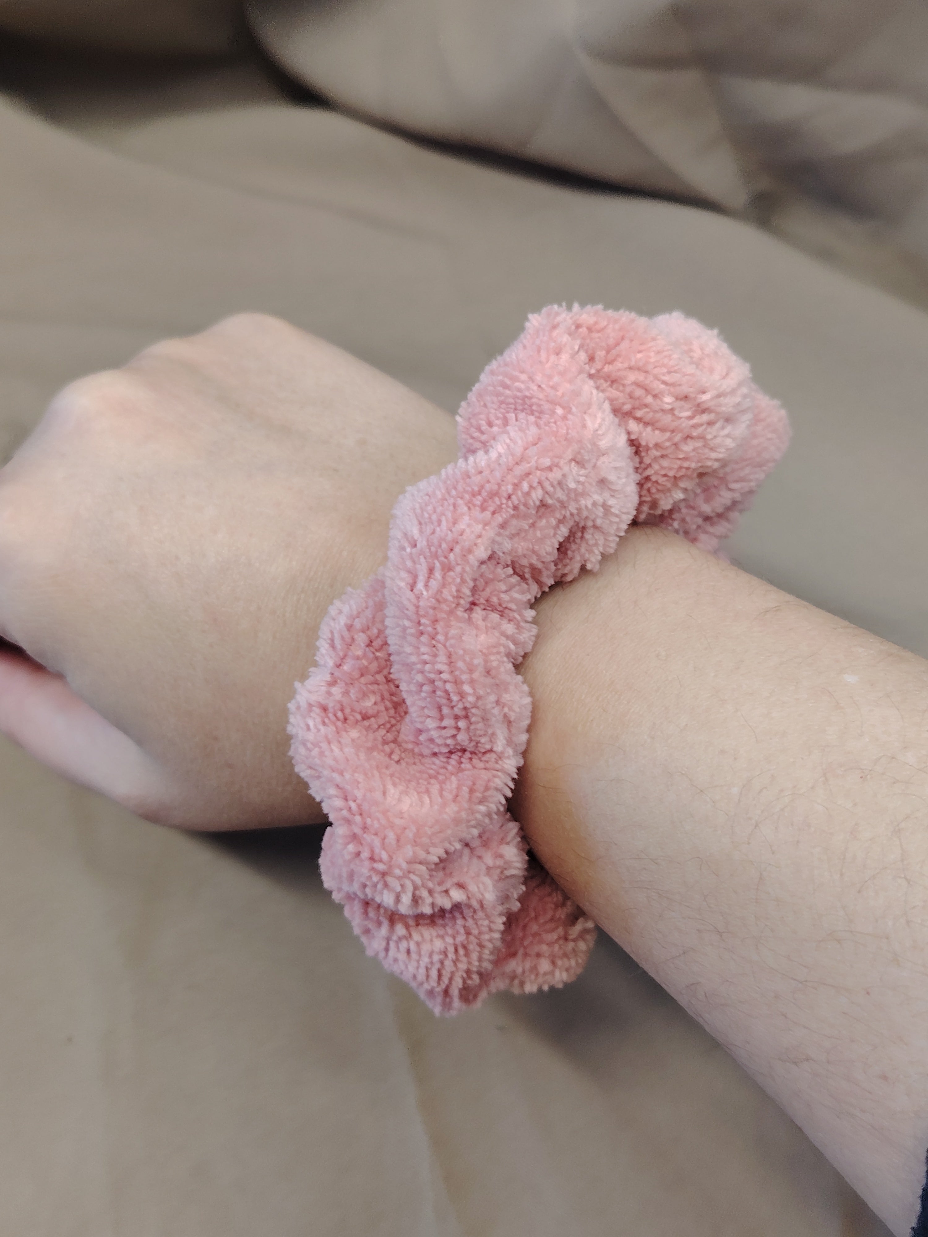 Chouchou en Bambou rose