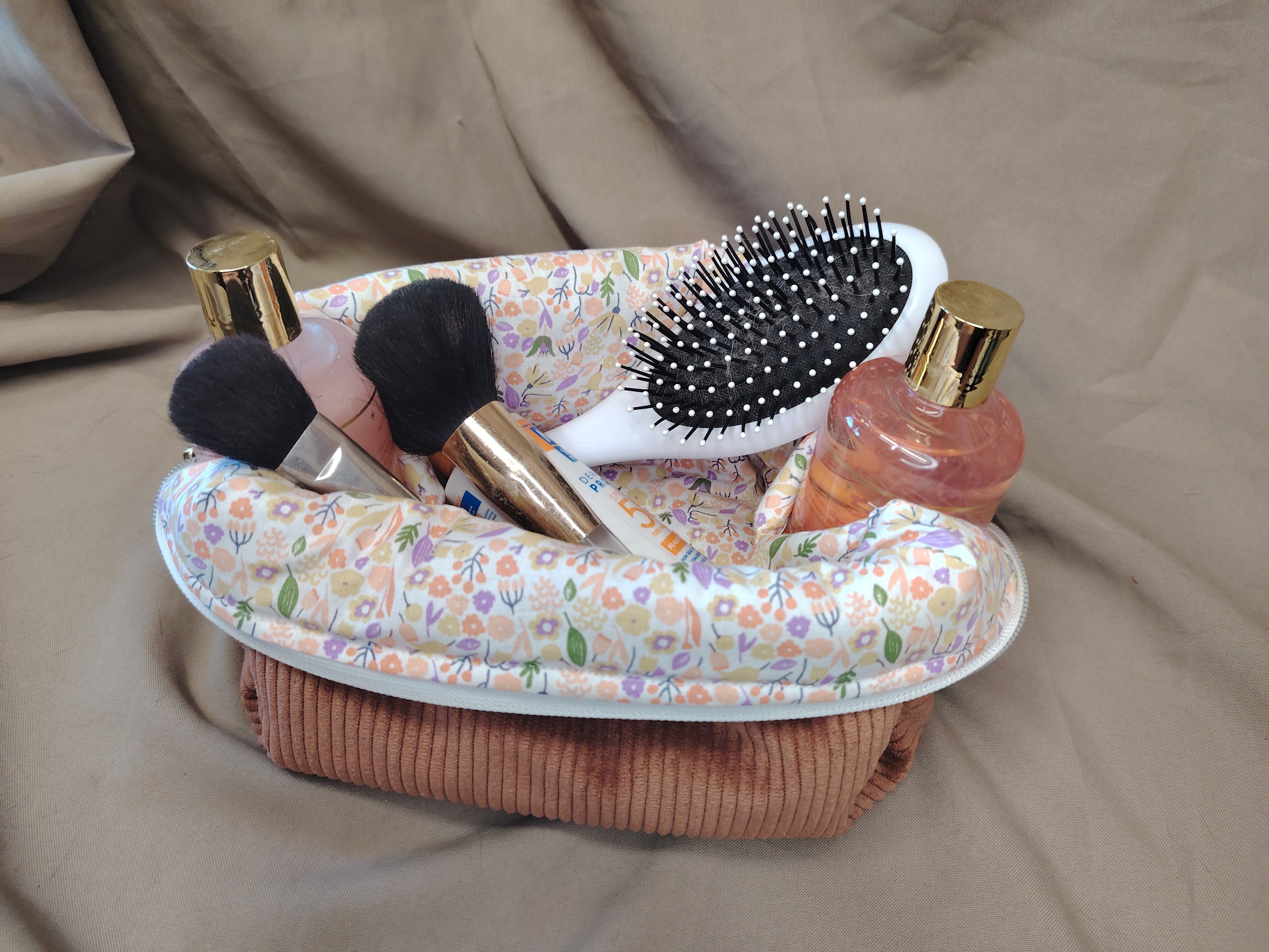 Trousse de Toilette Or Rose à personnaliser