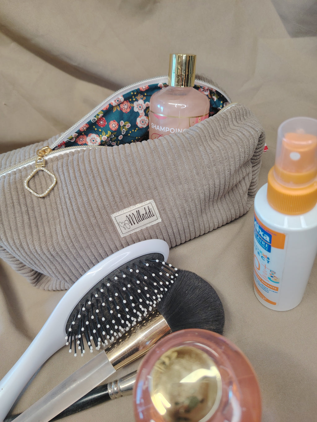 Trousse de Toilette Gris Souris