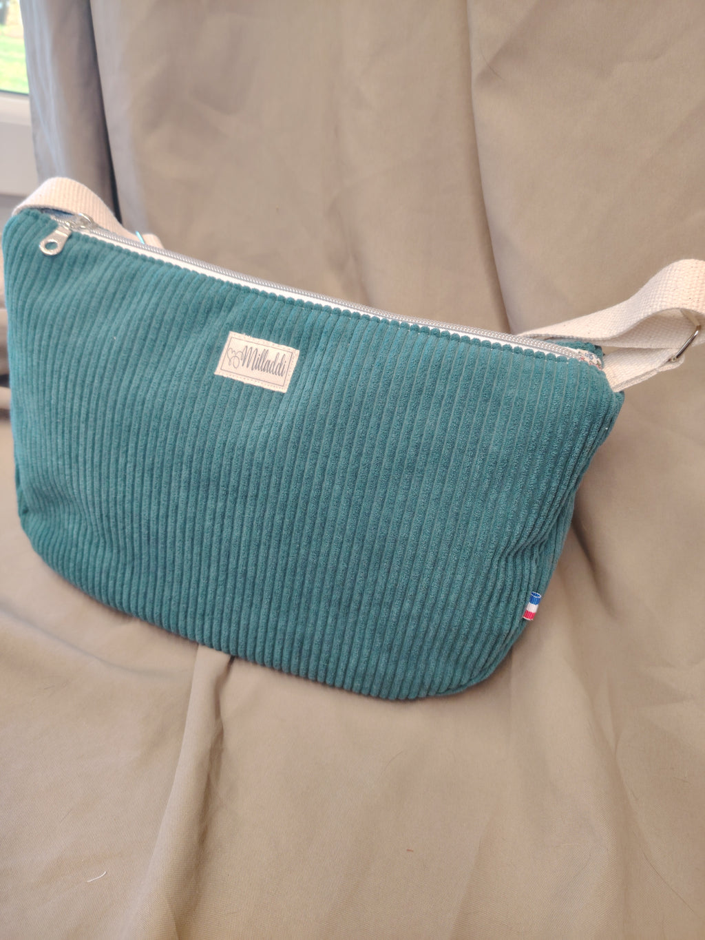 Sac Besace Bleu Canard