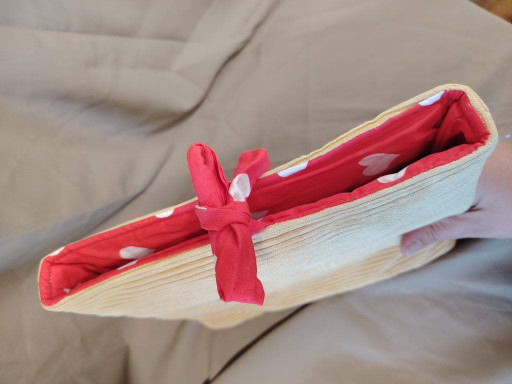 Housse de livre Broché Vieux Jaune