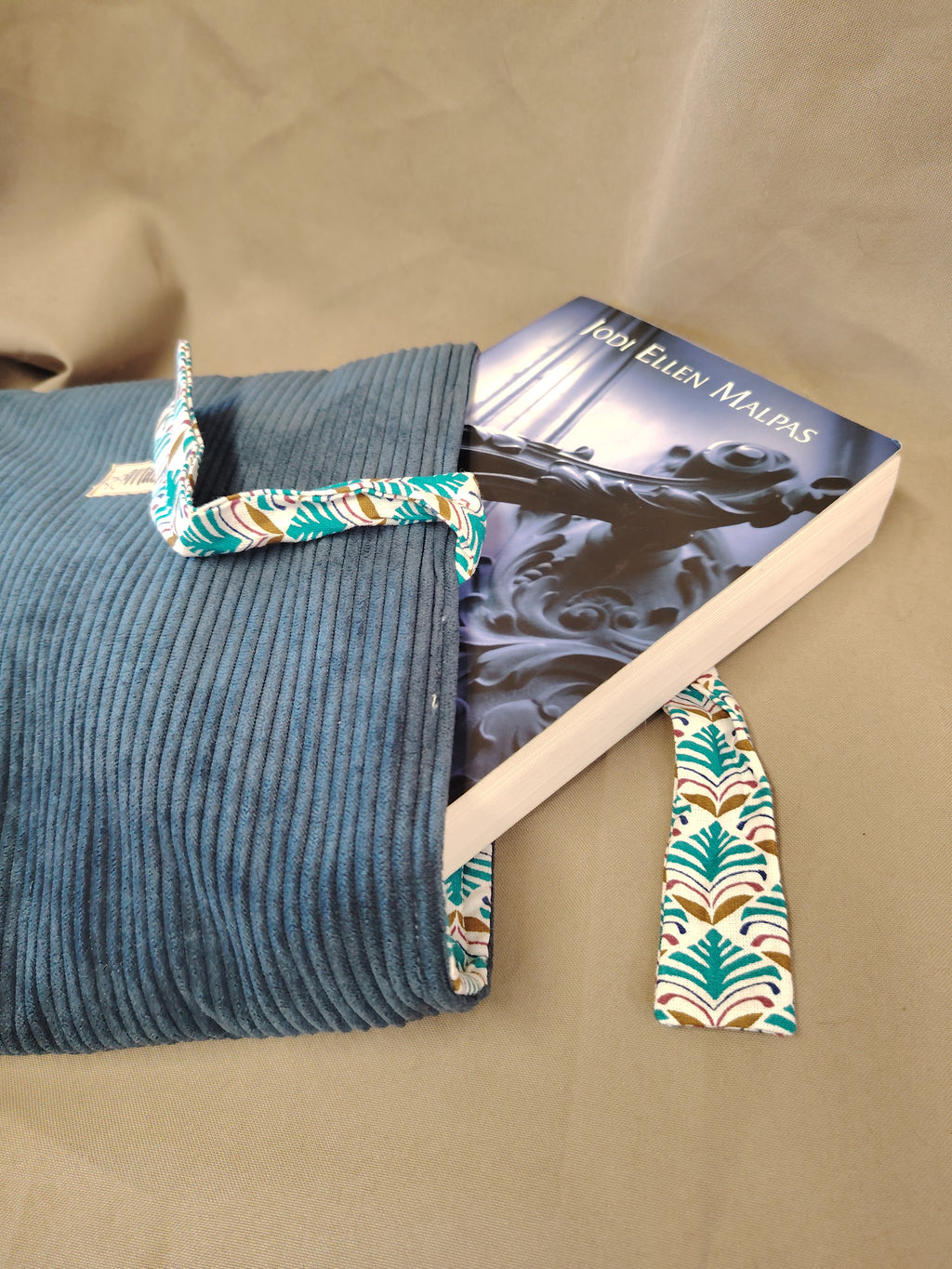 Housse de Livre Broché Bleu Denim