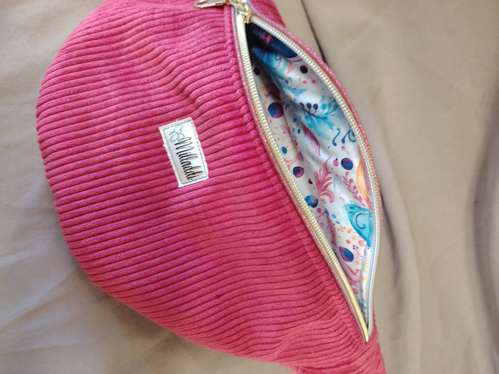 Sac Banane Lie de Vin