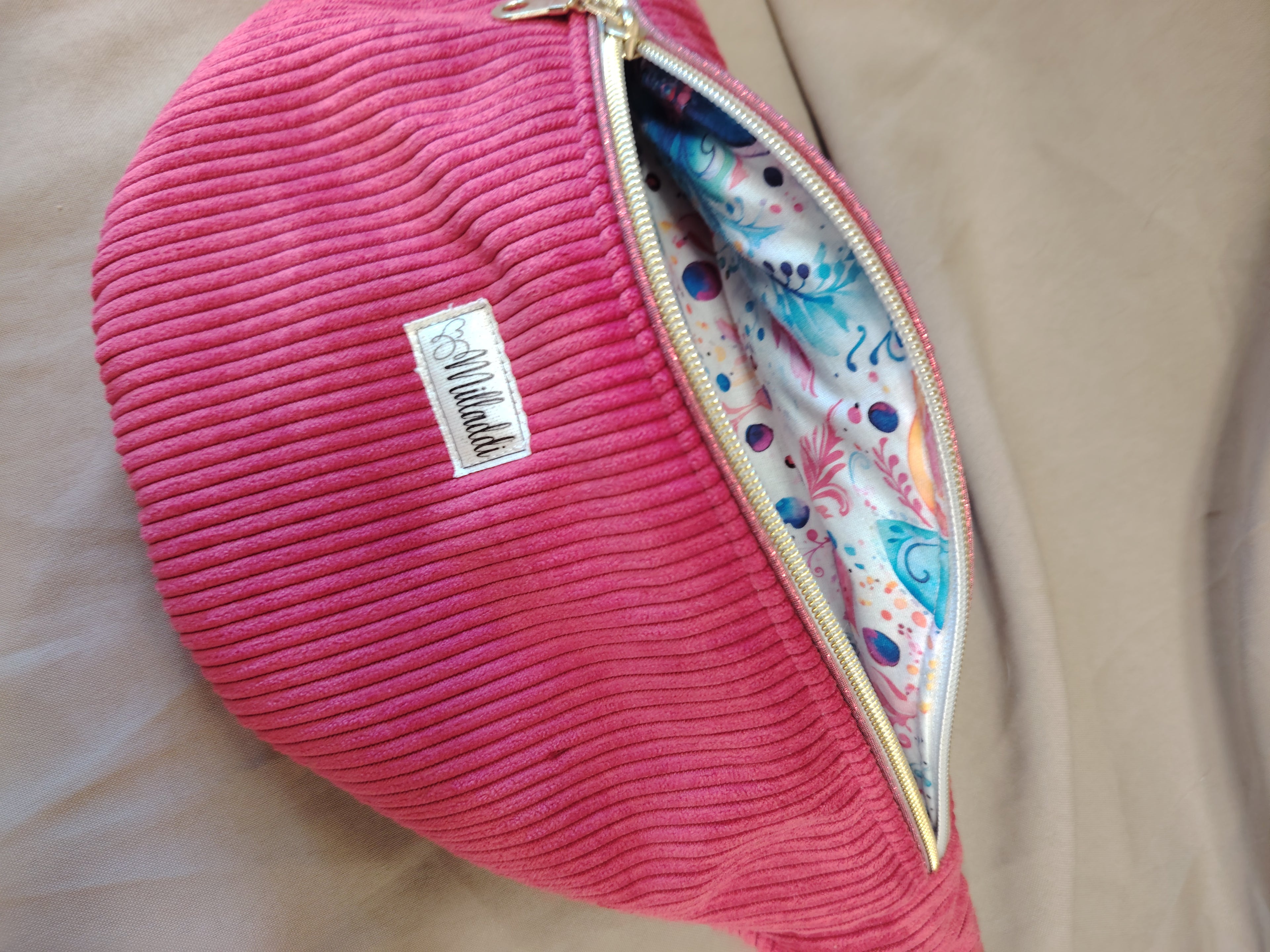 Sac Banane Lie de Vin