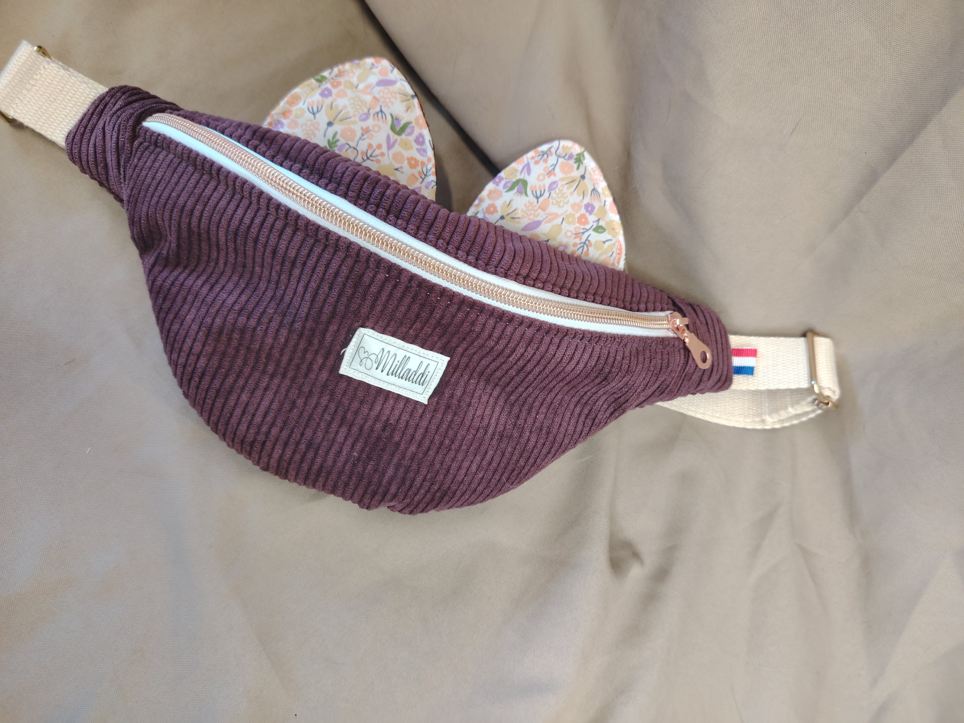 Sac Banane Enfant Prune