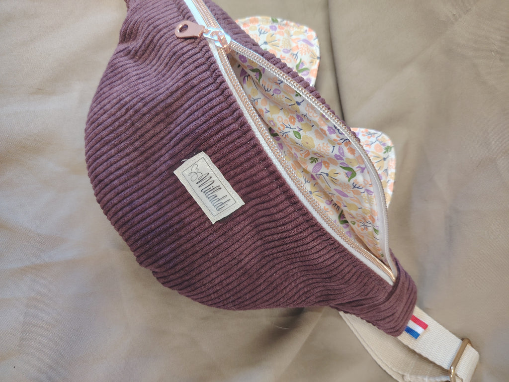 Sac Banane Enfant Prune