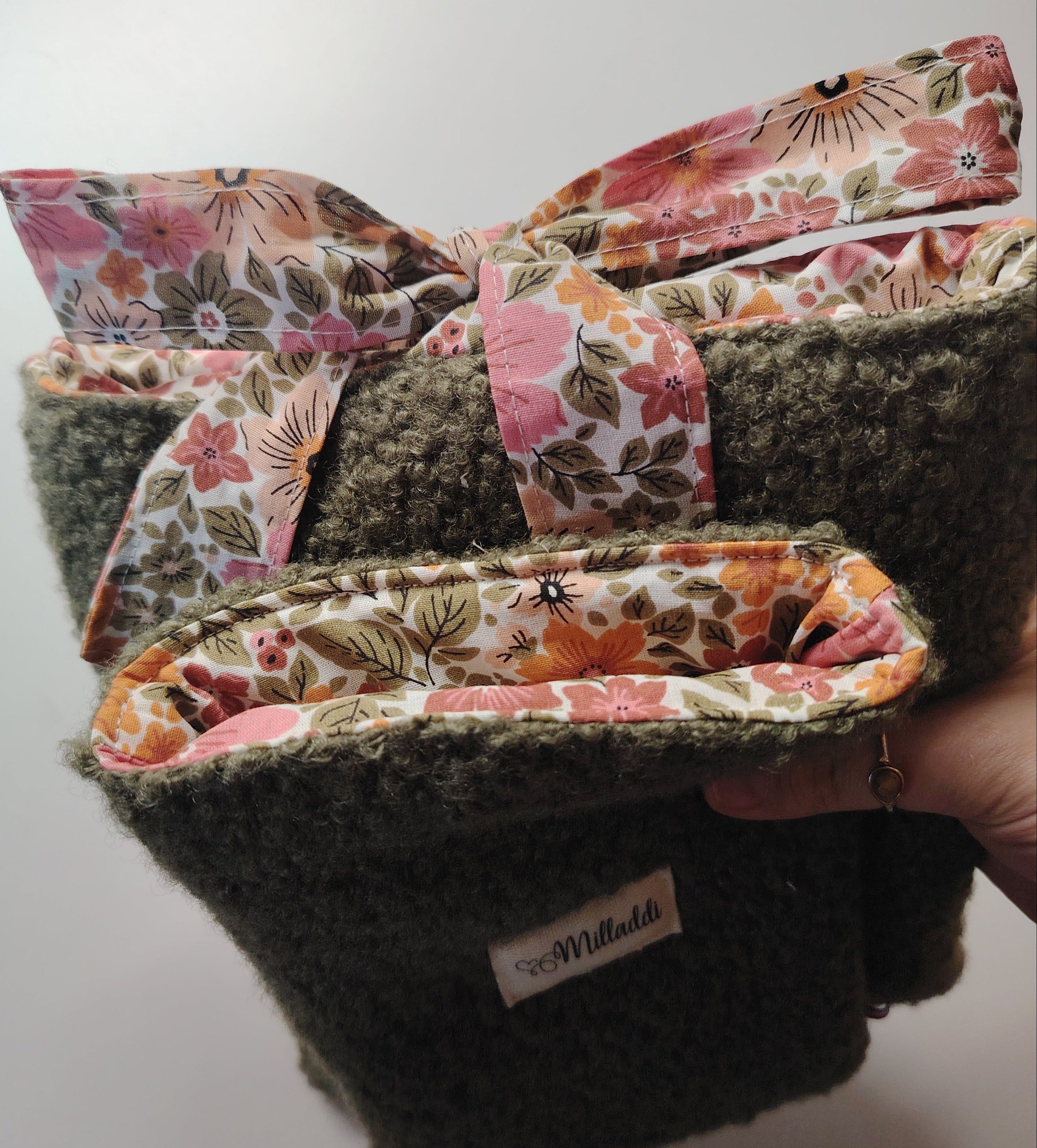 Housse de livre Bouclette Kaki