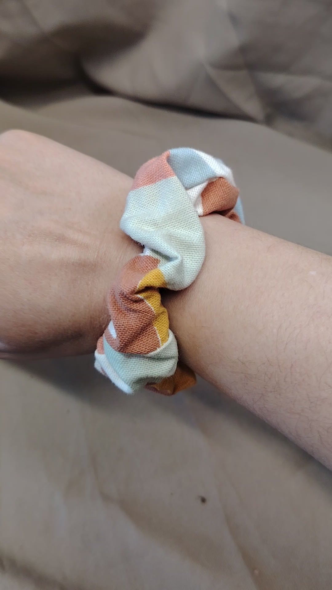 Chouchou en Coton Abstrait